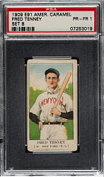 1909-1911 E91-B American Caramel Fred Tenney PSA POOR 1