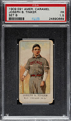 1909-1911 E91-B American Caramel Joe Tinker PSA FAIR 1.5