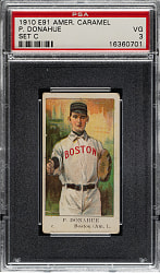 1909-1911 E91-C American Caramel Pat Donahue PSA VG 3
