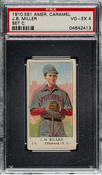 1909-1911 E91-C American Caramel John Miller PSA VG-EX 4