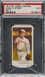 1909-1911 E91-C American Caramel Gabby Street PSA VG 3