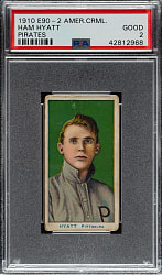 1910 E90-2 American Caramel Ham Hyatt PSA GOOD 2