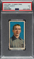 1910 E90-2 American Caramel Tommy Leach PSA VG 3