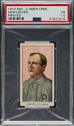 1910 E90-2 American Caramel Sam Leever PSA FAIR 1.5