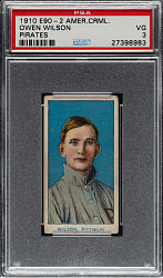 1910 E90-2 American Caramel Owen Wilson PSA VG 3