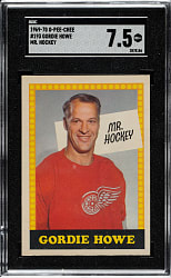 1969-1970 O-Pee-Chee Hockey Gordie Howe SGC NM+ 7.5