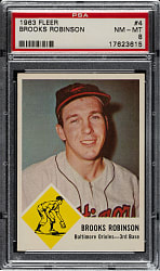 1963 Fleer #4 Brooks Robinson PSA NM-MT 8