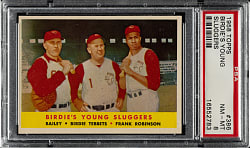 1958 Topps #386 Birdie's Young Sluggers PSA NM-MT 8