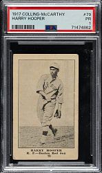 1917 E135 Collins-McCarthy #79 Harry Hooper PSA POOR 1