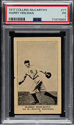 1917 E135 Collins-McCarthy #71 Harry Heilman PSA POOR 1