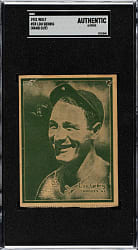 1931 W517 #35 Lou Gehrig SGC Authentic