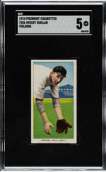 1909-1911 T206 White Border Mickey Doolan Fielding SGC EX 5
