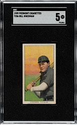 1909-1911 T206 White Border Bill Hinchman SGC EX 5