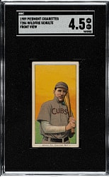1909-1911 T206 White Border Wildfire Schulte Front View SGC VG/EX+ 4.5