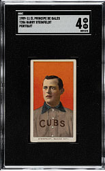 1909-1911 T206 White Border Harry Steinfeldt Portrait SGC VG/EX 4 - El Principe De Gales Back