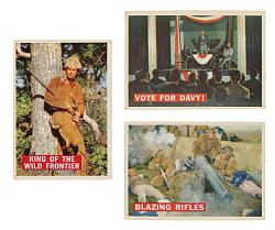 1956 Topps "Davy Crockett" Orange Back Complete Set (80)