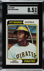 1974 Topps #252 Dave Parker Rookie SGC NM/MT+ 8.5