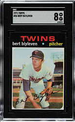 1971 Topps #26 Bert Blyleven Rookie SGC NM/MT 8