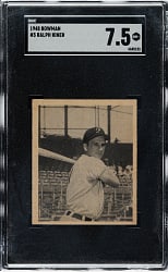 1948 Bowman #3 Ralph Kiner Rookie SGC NM+ 7.5