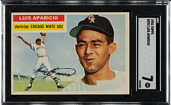 1956 Topps #292 Luis Aparicio Rookie SGC NM 7