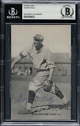 Signed 1921 Exhibits George Kelly  - Beckett