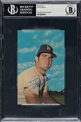 Signed 1971 Los Angeles Dodgers Postcards Steve Garvey - Beckett