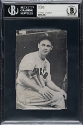 1951 Nellie Fox Signed Postcard - Beckett