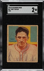1934-1936 R327 Diamond Stars #31 Kiki Cuyler (1935 Green Back) SGC GOOD 2