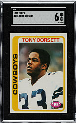 1978 Topps Football #315 Tony Dorsett Rookie SGC EX/NM 6