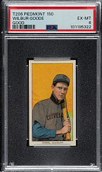 1909-1911 T206 White Border Wilbur Goode PSA EX-MT 6