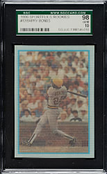 1986 Sportflics Rookies #13 Barry Bonds SGC GEM MINT 98