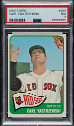 1965 Topps #385 Carl Yastrzemski PSA NM 7