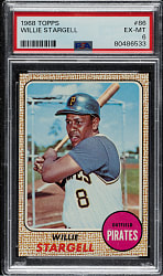 1968 Topps #86 Willie Stargell PSA EX-MT 6