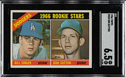 1966 Topps #288 Don Sutton Rookie SGC EX/NM+ 6.5