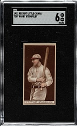 1912 T207 Brown Background Harry Steinfeldt SGC EX/NM 6