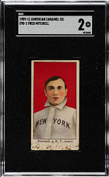 1909-1911 E90-1 American Caramel Fred Mitchell SGC GOOD 2