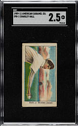 1909-1911 E90-1 American Caramel Charles Hall SGC GOOD+ 2.5