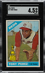 1966 Topps #72 Tony Perez SGC VG/EX+ 4.5