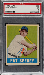1948-1949 Leaf #73 Pat Seerey PSA EX 5