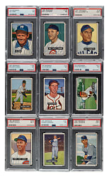 1951 Bowman PSA NM 7 Collection (9)