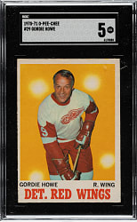 1970-1971 O-Pee-Chee Hockey #29 Gordie Howe SGC EX 5