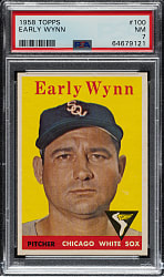 1958 Topps #100 Early Wynn PSA NM 7