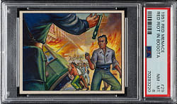 1951 Bowman "Red Menace" #29 Red Riot in Bogota PSA NM-MT 8