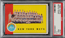 1963 Topps #473 New York Mets Team PSA NM+ 7.5