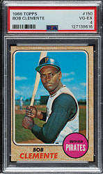 1968 Topps #150 Roberto Clemente PSA VG-EX 4