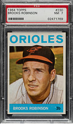1964 Topps #230 Brooks Robinson PSA NM 7