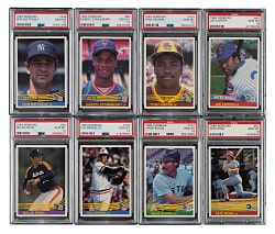 Lot # 3: 1984 Donruss PSA-Graded Complete Set (660) Including 653 PSA GEM MINT 10 Examples