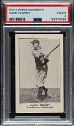 1921 Herpolsheimer's Clothing Hank Gowdy PSA VG-EX 4 - 1 of 1 - Highest Graded!