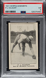1921 Herpolsheimer's Clothing P.J. Kilduff PSA EX 5