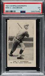1921 Herpolsheimer's Clothing William Jacobson PSA EX 5 - 1 of 1 - Highest Graded!